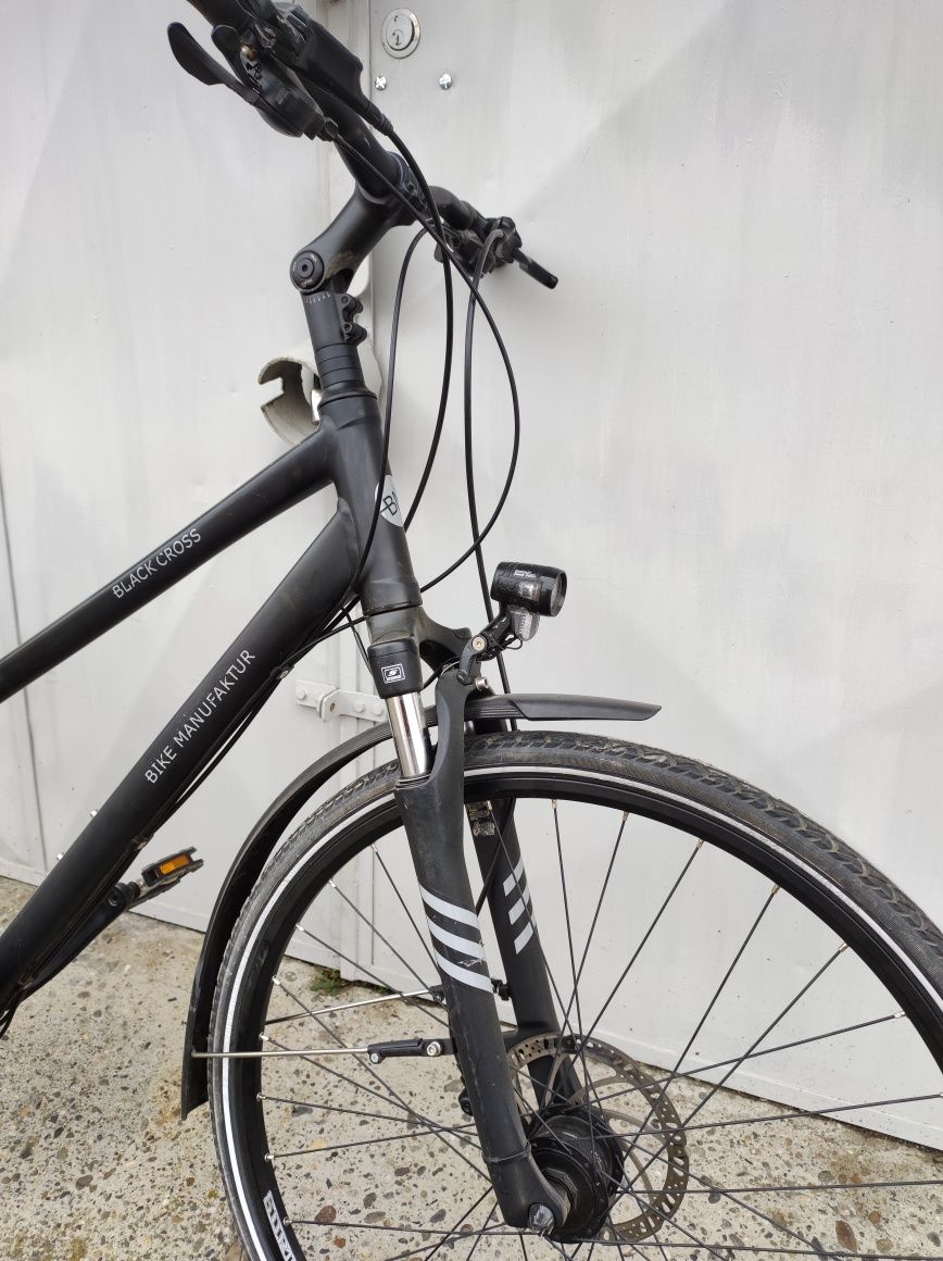 shear Cooperative betray Bicicleta unisex 28 Black Cross City Bike Mureseni • OLX.ro