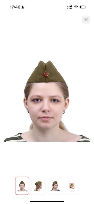 Пилотка 56размер, 1шт новая