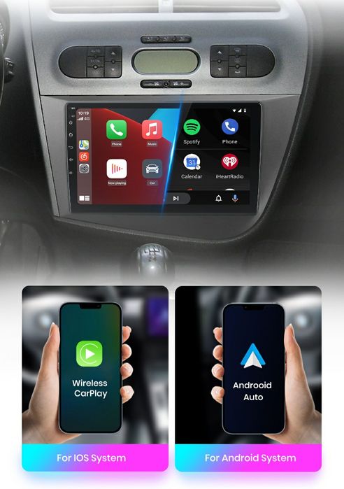 Navigatie Android dedicata SEAT LEON 2 (2005-2012)