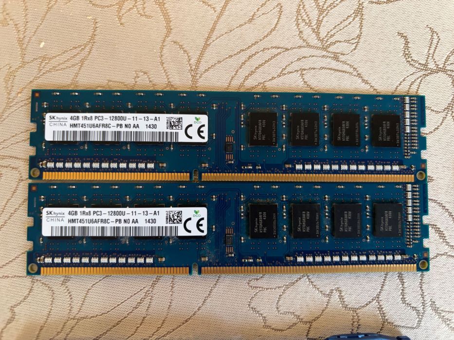 Kit-uri Memorie RAM 2x4GB DDR3 (PC3) si DDR3L (PC3L) 8GB