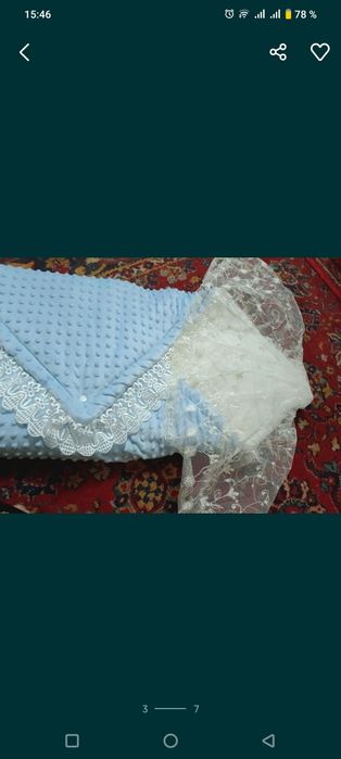 Конверт для выписки из роддома новая