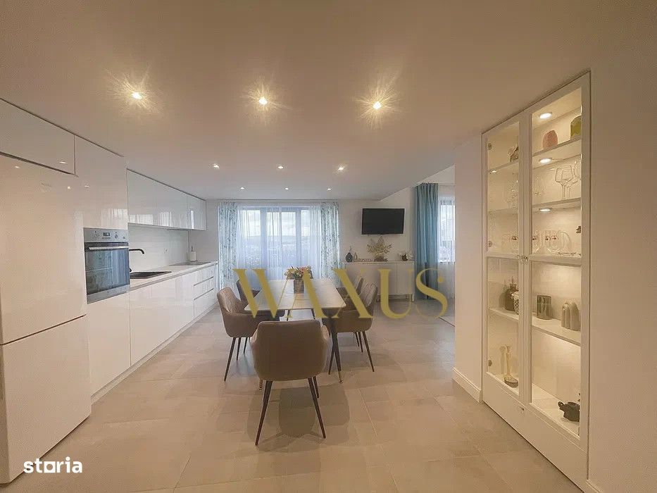 Penthouse elegant 90mp, 2 nivele, terasa, zona Edgar Quinet, Manastur — fotografia 3