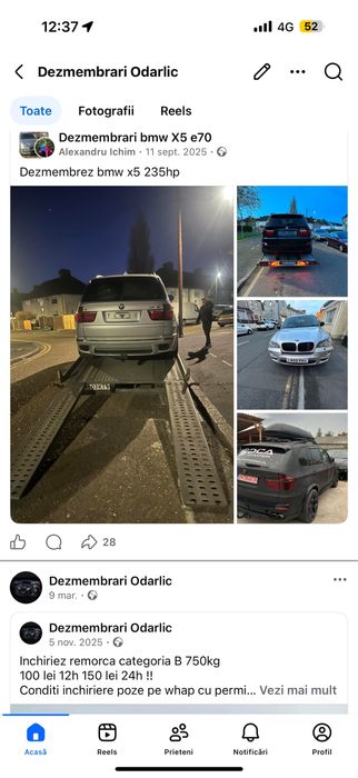 Dezmembrari x5 e70