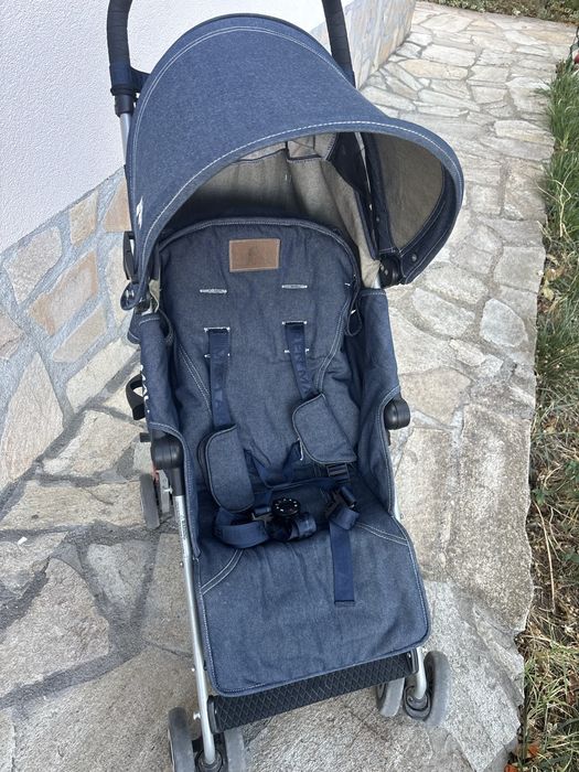 Количка Maclaren Quest denim +дъждобран и зимно чувалче