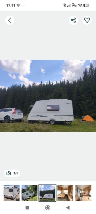 Rulota caravana Caravelair antares 400
