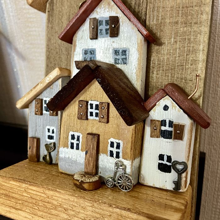 Ключница «Домики»