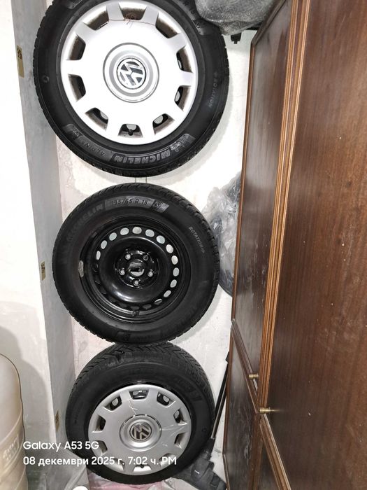 Продавам 4 броя зимни гуми Michelin Alpin 6.  195 / 65 / 15