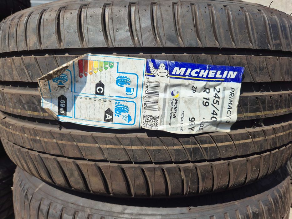 2 Anvelope de VARA - 245/40/19 - Michelin Primacy 3 MOE * RUN FLAT - NOU - DOT 2019 ! SUPER PRET !