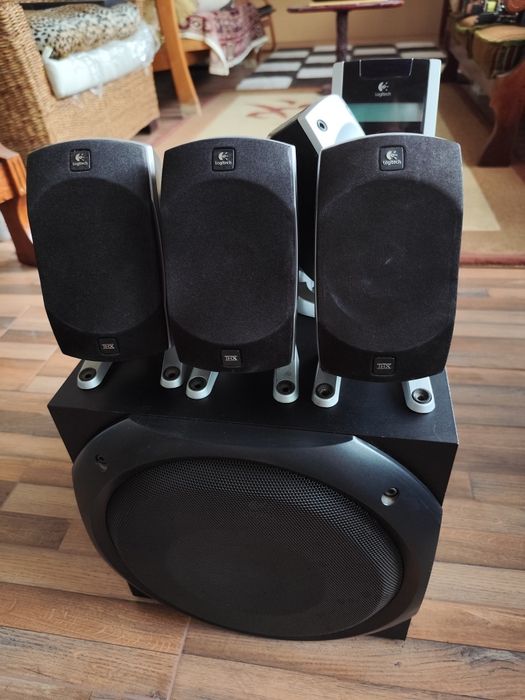 Statie amplificator  yamaha HTR 3063, amplituner, logitech Z5500
