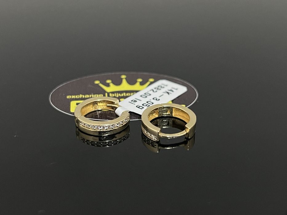 Bijuteria Royal CB : Cercei copil aur 14k 3,05gr