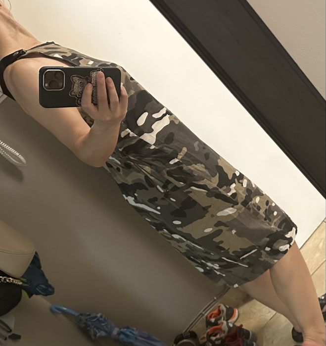 Лятна камуфлажна рокля G Star Row