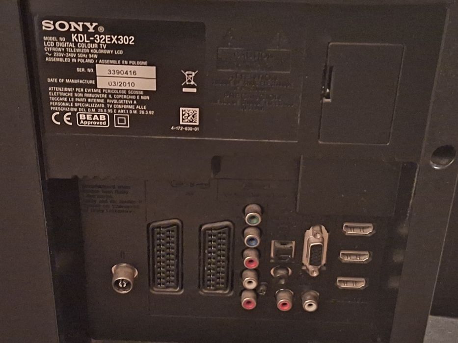 Продавам телевизор SONY BRAVIA – 32 инча - в отлично състояние