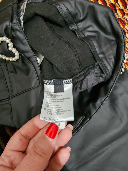 Colanti din imitatie de piele