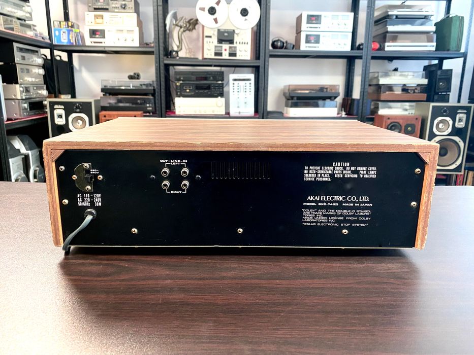 Vintage Топ триглав дек Akai