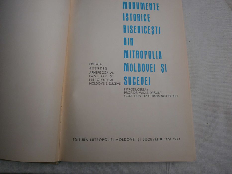 monumente istorice bisericesti din mitropolia moldovei si sucevei 1974