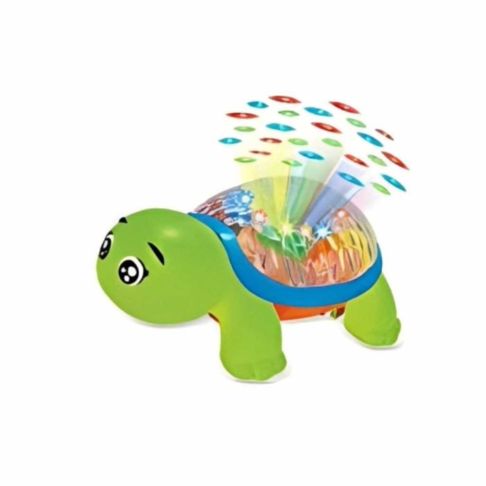 Играчка Щастлива костенурка TortToise, 3D мигащи светлини, Музика