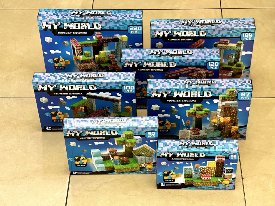 Магнитни кубчета/Magnetik block minecraft