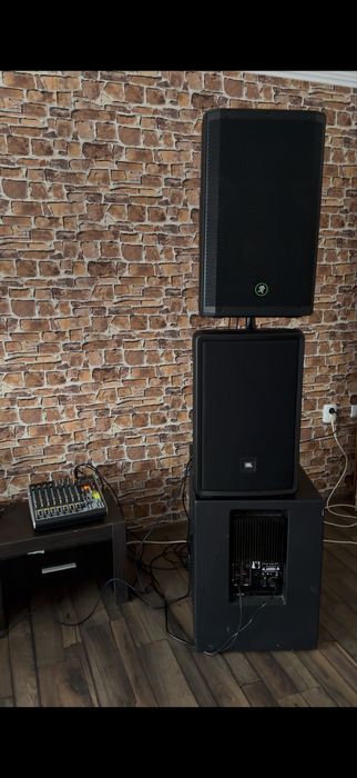 Sonorizare activa mackie trush 215 bass wharfedale pro titan
