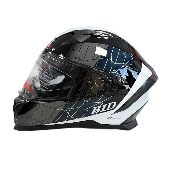 Мото каска с вградени очила мотокрос АТВ скутер мотор ATV