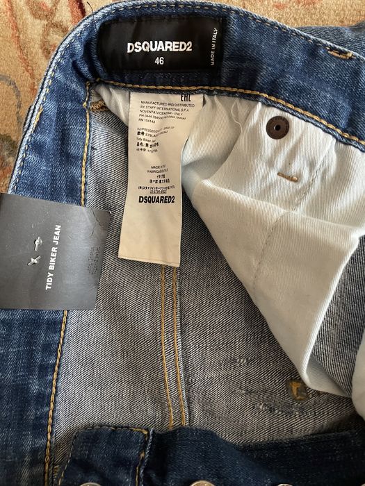 blugi dsquared2 Tidy Biker Jeans