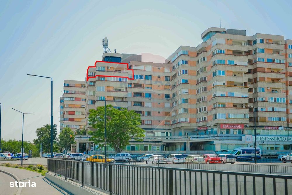 De vânzare apartament cu 3+1camere, priveliște frumoasă, Centrul Civic