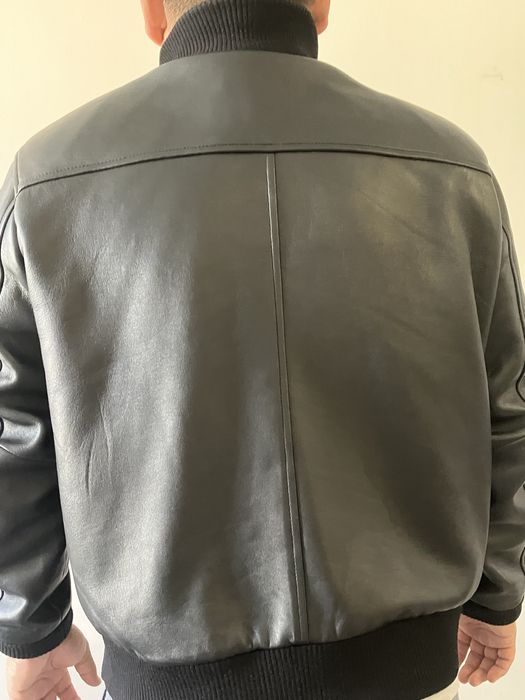 Оригинал кожанная куртка Gucci