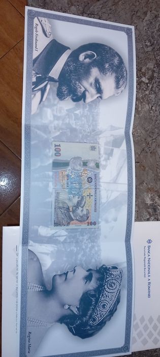 Bacnotă 100 centenar 2018