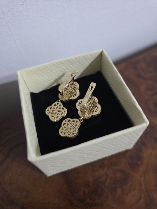 Серьги и кольцо золотые