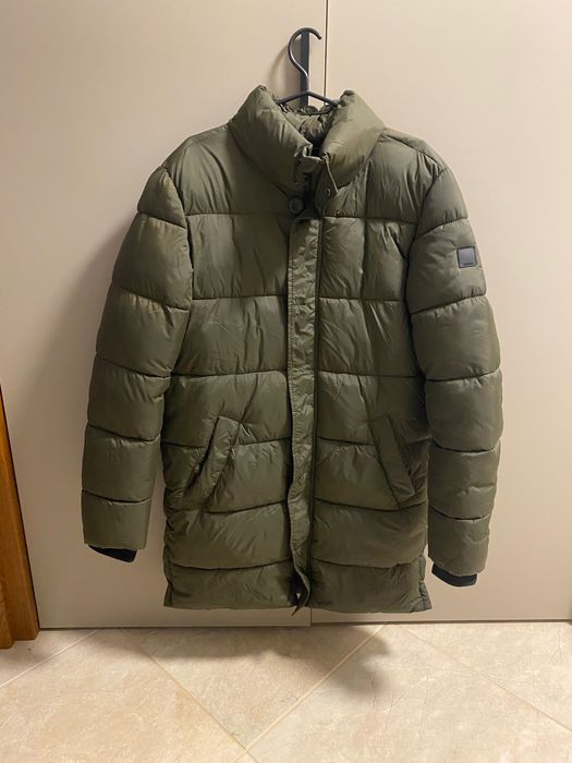 Мъжка дълга зимна шуба   Indicode