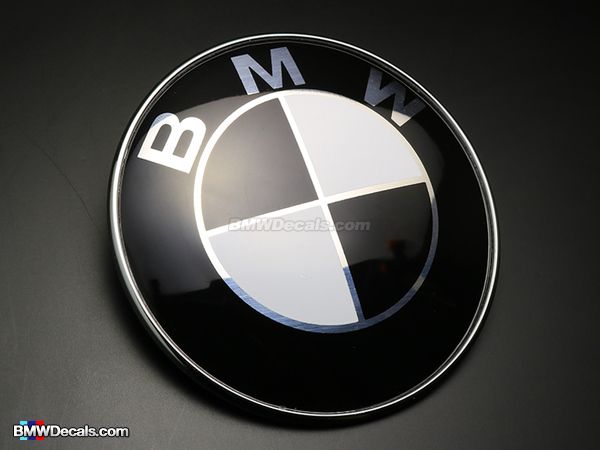 Emblema Logo Capota Portbagaj 82mm 74mm BMW E90 E91 E92 F10 F30 F01