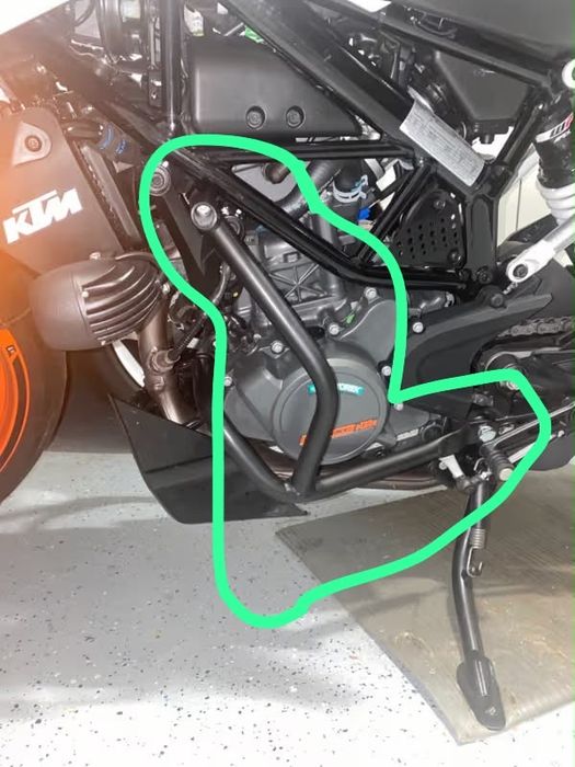 Ktm protectii motor Duke 125 200