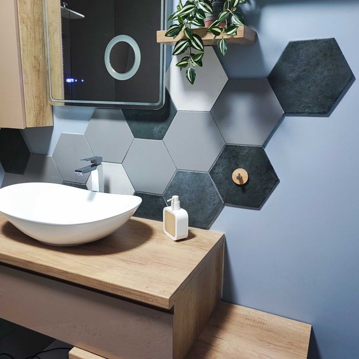 Faianță hexagonala 23 x 27