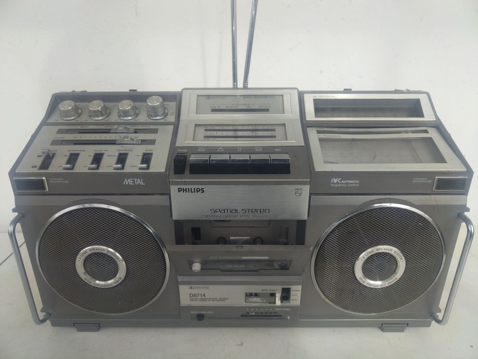 Радио касетофон PHILIPS D9714 Elephant Слонът 1981г. 
Ghettoblaster Vi