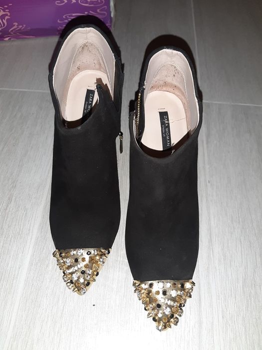 Cizme Zara piele nr 36