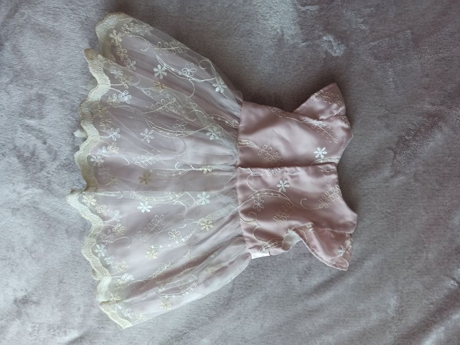 Официална бебешка рокля 3-6м