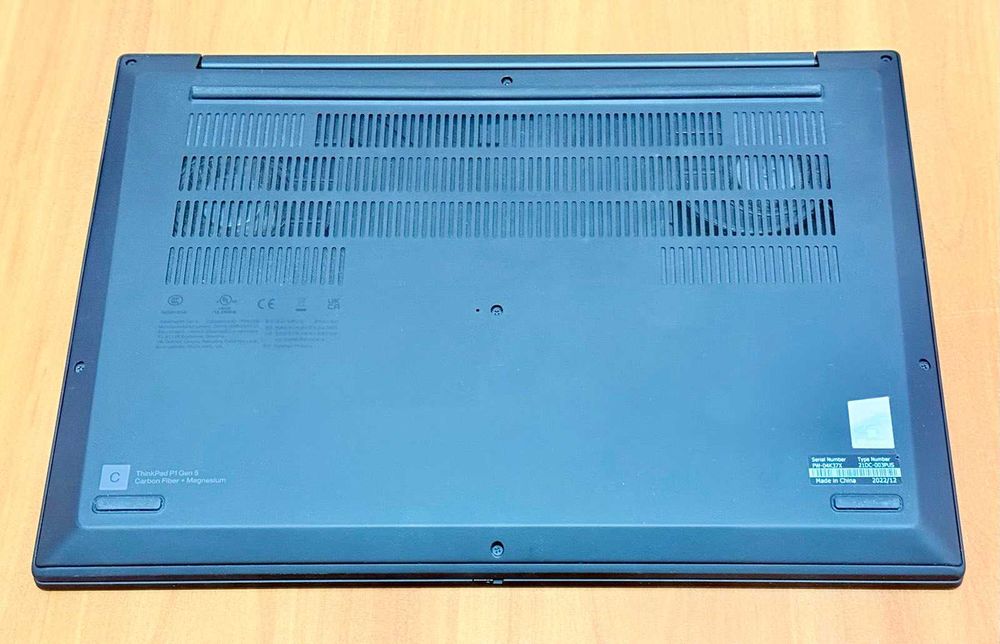 Lenovo ThinkPad P1 Gen 5 / Core i9-12900H / 64GB DDR5 / 1TB SSD / 16.0″ 4K Res - 600 nits / RTX 3080 Ti 16GB