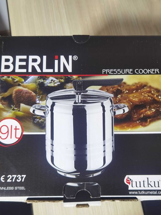 Oala sub Presiune Berlin 9 Litri Otel Inoxidabil Inox Noua Sigilata