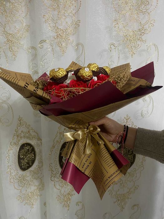 Buchete trandafiri din sapun