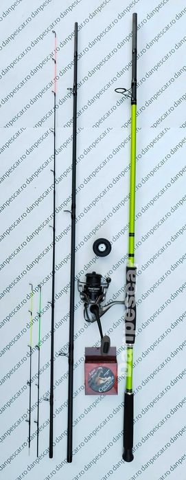 SET Feeder BOLENTINO PRO 3,60m 180gr+Mulineta PROFL CHASER LA4000+FIR