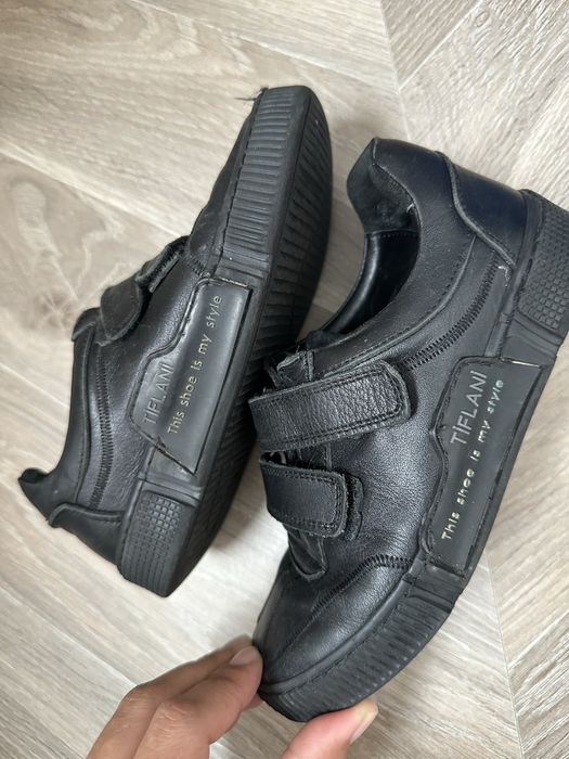 Туфли школьные кожанные