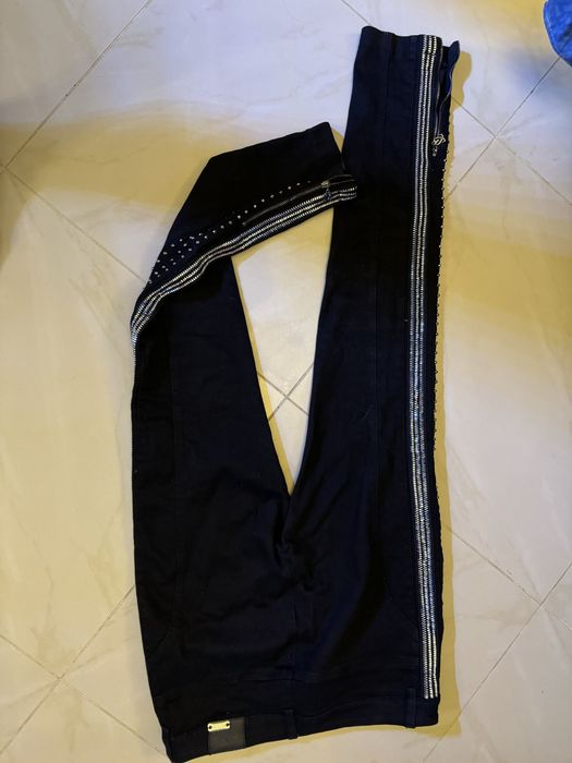 Blugi negri cu accesori mar 38
