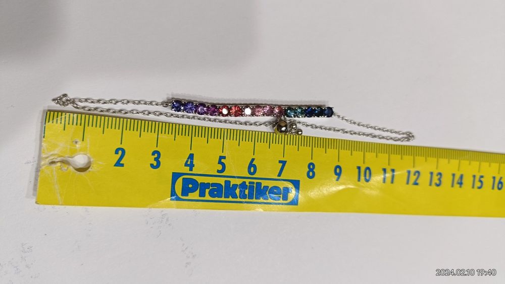 Vind brățară din aur 18kt cu safire multicolorele