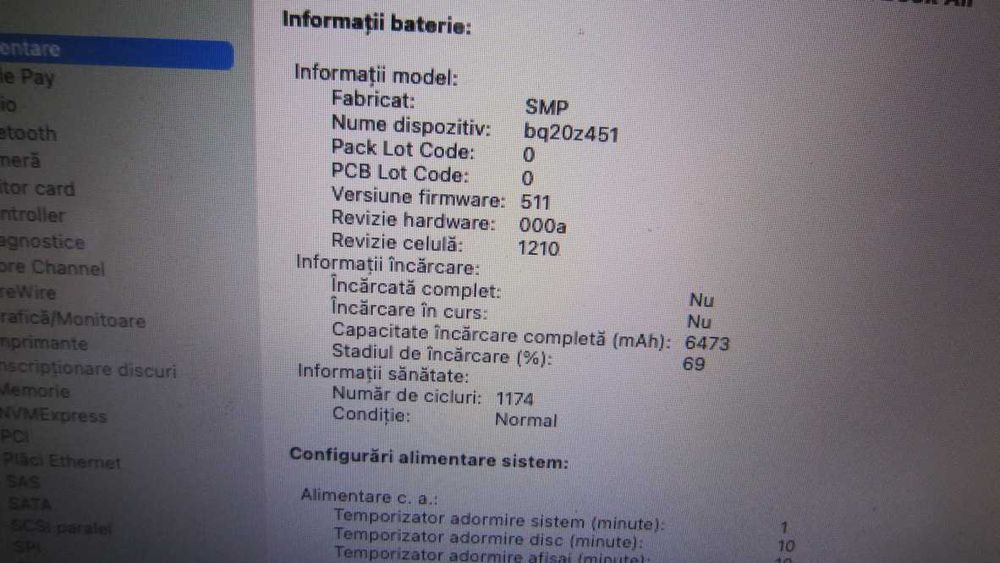 Laptop MacBook Air   I5, Early 2014
