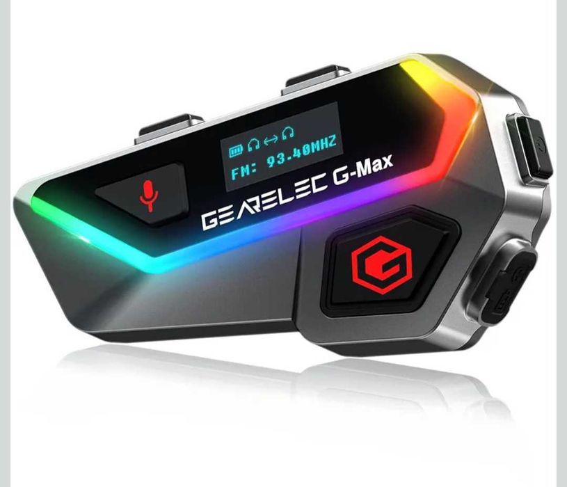 Gearelec G-MAX Bluetooth слушалки за мотоциклетна каска V5.2BT