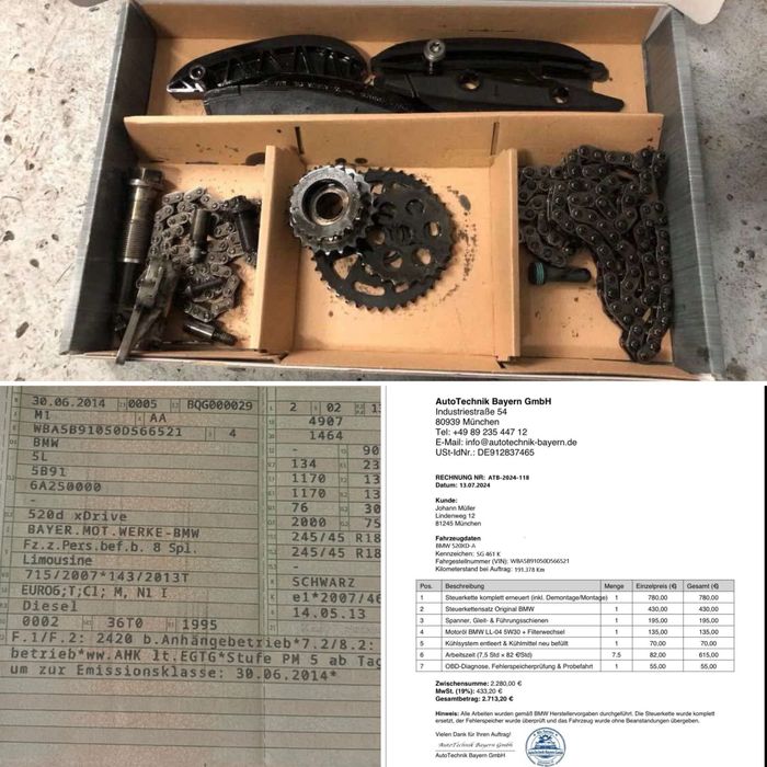 Bmw Seria 5 F10 Facelift / M Paket int. Ext./X-drive/Euro 6 /217.000km/Distributie schimbata.