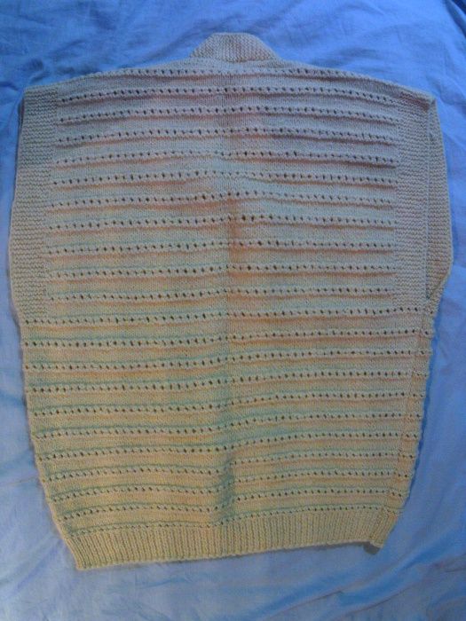 Vesta lana lucrata manual unicat