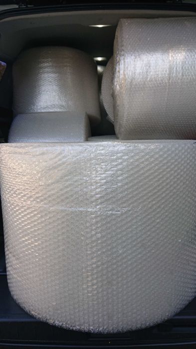 Folie cu bule transparenta pe rola.