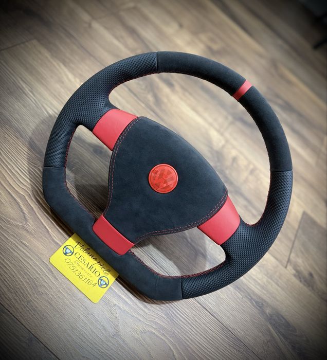Volan piele Nappa Tesit VW Golf 5, Passat B6,Touran, Jetta,Tiguan