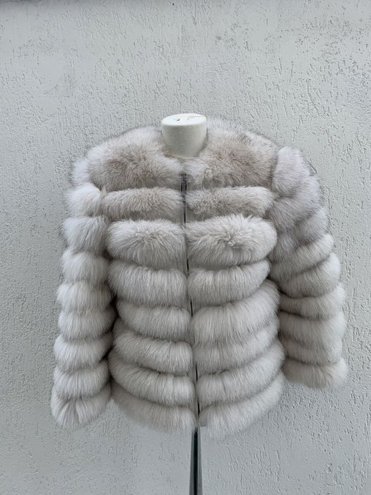 Haina blana naturala vulpe bej model 6 in 1 transformers