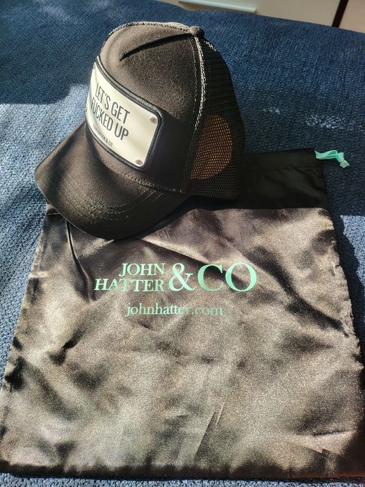 Sapca Originala JOHN HATTER & CO Premium Alum Let's get fucked up